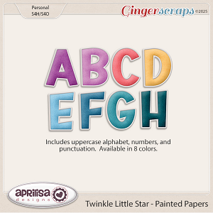 Twinkle Little Star - Alpha by Aprilisa Designs Twinkle Little Star - Alpha by Aprilisa Designs
