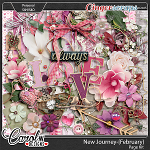 New Journey-{February}-Page Kit