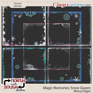 Magic Memories: Snow Queen Messy Edges by North Meets South Studios