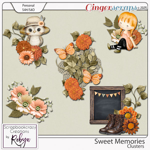 Sweet Memories Clusters by Scrapbookcrazy Creations