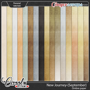 New Journey-{September}-Ombre papers
