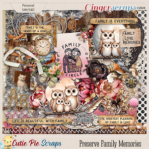 Preserve Family Memories Page Kit