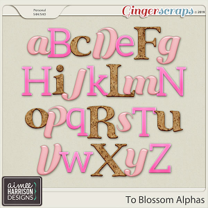 To Blossom Alpha Sets by Aimee Harrison