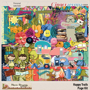 Happy Trails Page Kit by Moore Blessings Digital Design