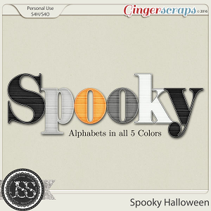 Spooky Halloween Alphabets 