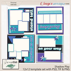 Shadow Play Templates by ScrapChat Designs