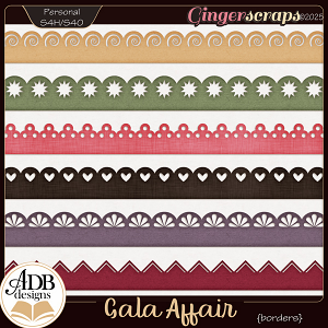 Gala Affair Borders by ADB Designs