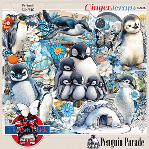 Penguin Parade Elements By The Brit Chick