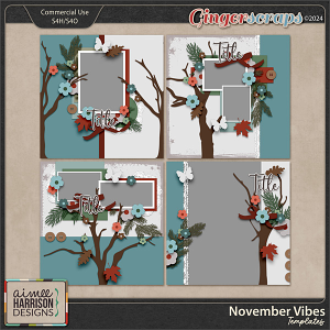 November Vibes Templates by Aimee Harrison