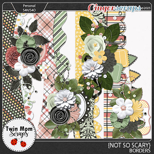 Not So Scary - BORDERS by Twin Mom Scraps