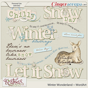 Winter Wonderland WordArt
