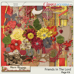 Friends In The Lord Page Kit by Moore Blessings Digital Design 