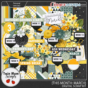 This Month: March - KIT by Twin Mom Scraps
