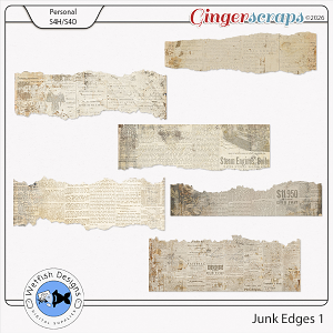 Junk Edges 1 by Wetfish Designs Junk Edges 1 by Wetfish Designs
