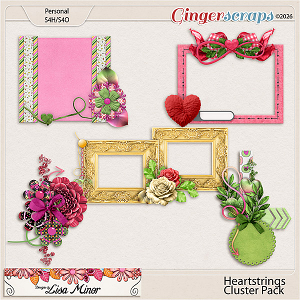 Heartstrings Cluster Pack from Designs by Lisa Minor