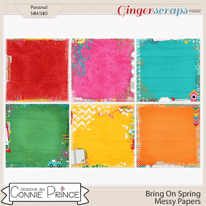Bring On Spring - Messy Papers by Connie Prince