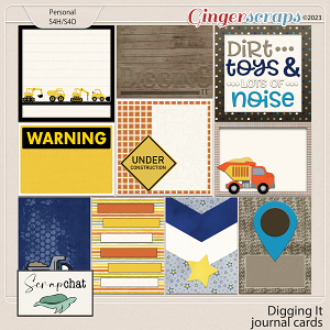 Digging It Journal Cards by ScrapChat Designs