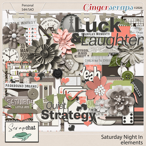 Saturday Night In Elements by ScrapChat Designs