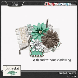 Blissful Breeze Cluster Five by ScrapChat Designs