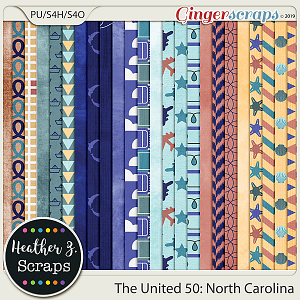 The United 50: North Carolina PAPERS by Heather Z Scraps