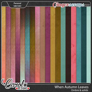 When Autumn Leaves-Ombre&Solid