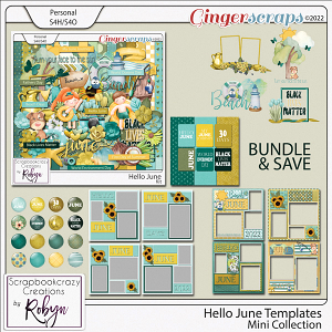 Hello June Mini Collection by Scrapbookcrazy Creations