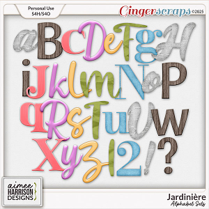 Jardinière Alphabet Sets by Aimee Harrison