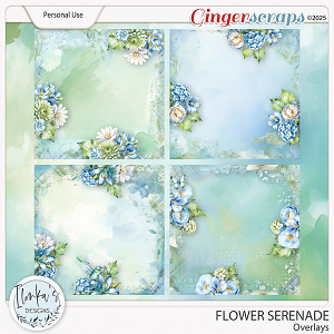Flower Serenade Overlays by Ilonka's Designs