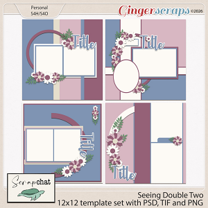Seeing Double Two Template Set by ScrapChat Designs