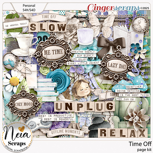 Time Off - Page Kit - by Neia Scraps