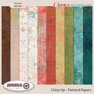 Chirp Up - Painted Papers by Aprilisa Designs