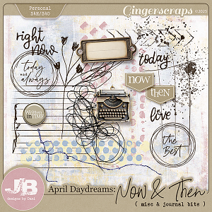 April Daydreams: Now & Then Misc & Journal Bits by JB Studio
