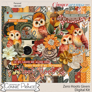 Zero Hoots Given - Kit by Connie Prince