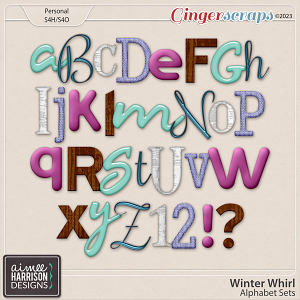 Winter Whirl Alpha Sets by Aimee Harrison