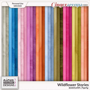 Wildflower Stories Watercolor Papers by Aimee Harrison Wildflower Stories Watercolor Papers by Aimee Harrison