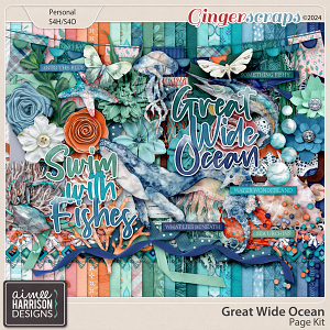 Great Wide Ocean Page Kit by Aimee Harrison