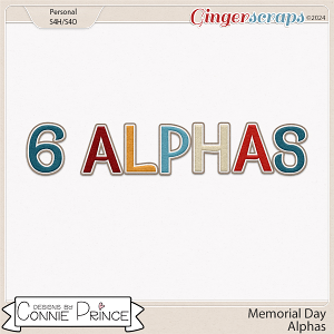 Memorial Day - Alpha Pack AddOn by Connie Prince