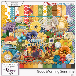 Good Morning Sunshine Kit by Scrapbookcrazy Creations