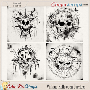 Vintage Halloween Overlays 05