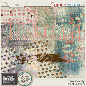 Travelocity Paint Splatters by Chere Kaye Designs and Aimee Harrison