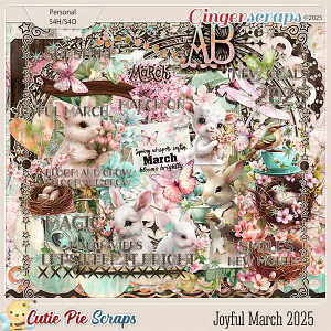 Joyful March 2025 Page Kit