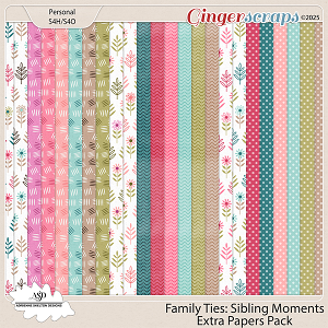 Family Ties-Sibling Moments Extra papers-by Adrienne Skelton Designs  