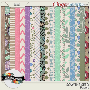 Sow the Seed - Patterned Papers by Lisa Rosa Designs