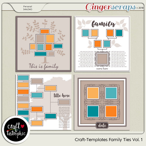 Craft-Templates Family Ties Vol 1