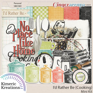 I'd Rather Be Cooking Mini Kit by Kimeric Kreations