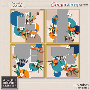 July Vibes Templates by Aimee Harrison