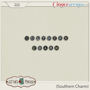 Southern Charm Alpha by Scraps N Pieces 