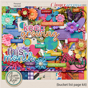 Bucket List Page Kit by Chere Kaye Designs