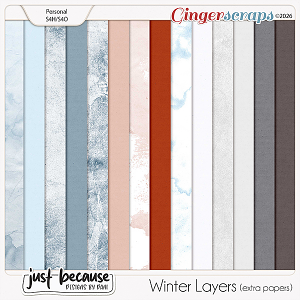 Winter Layers Extra Papers by JB Studio