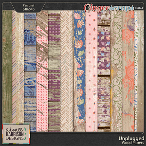 Unplugged Wood Papers by Aimee Harrison